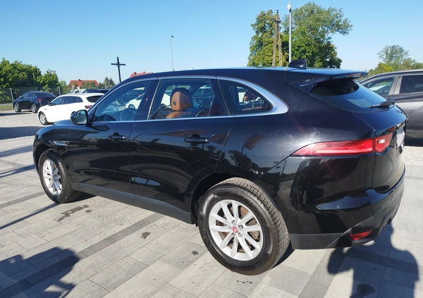 Jaguar F-Pace cena 84900 przebieg: 150734, rok produkcji 2017 z Michałowo małe 326